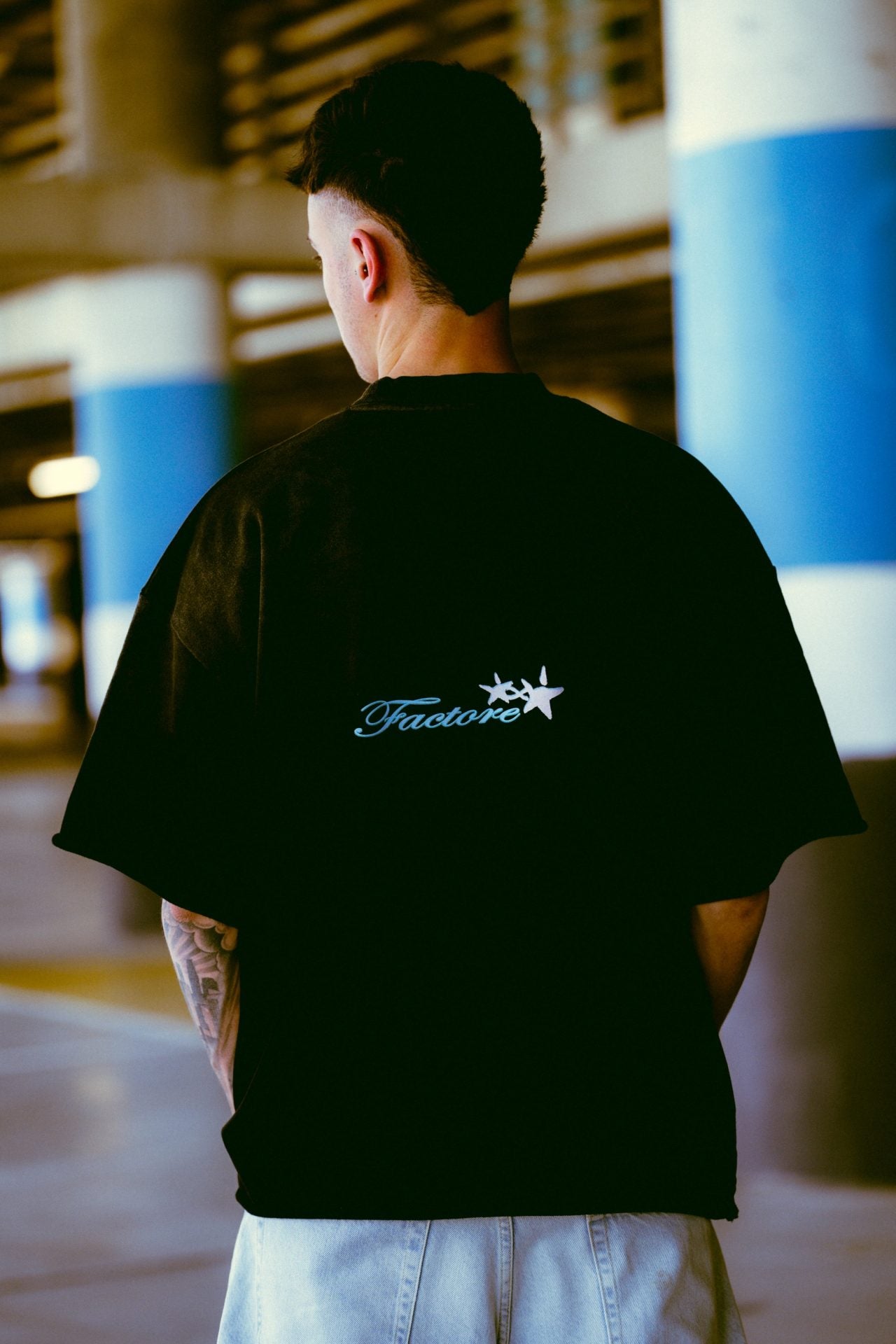 BLACK SPRAY FACTORE 2025 T-SHIRT